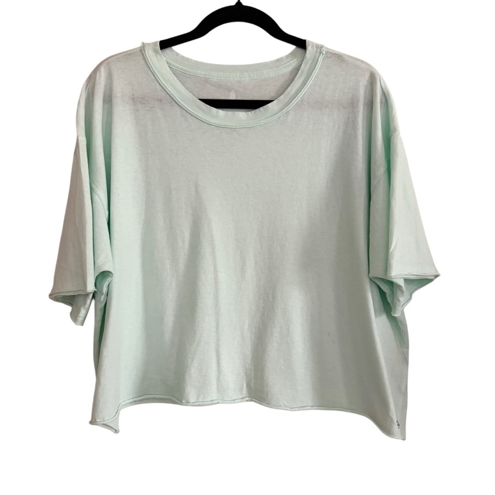 FP Movement by Free People Inspire Boxy Cropped Palmeto Moon Tee Cotton - Picture 2 of 12